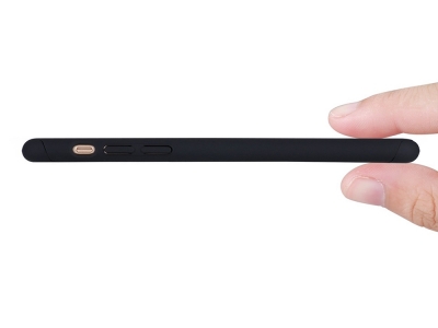 Калъф преден и заден PVC + Стъклен протектор за Iphone X / XS, Черен