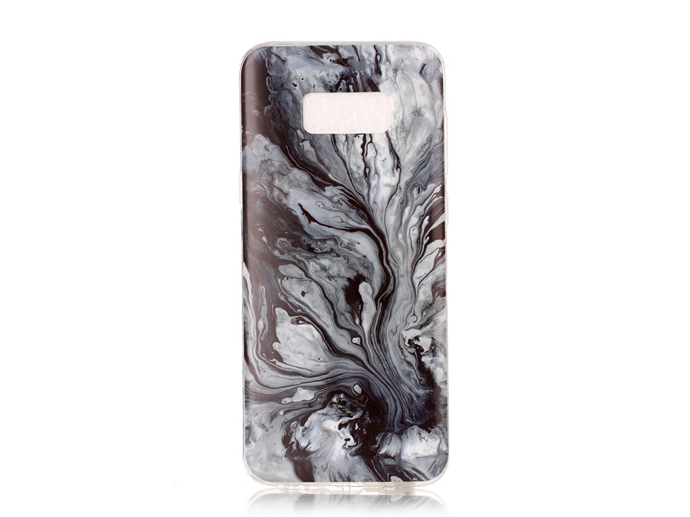 Силиконов гръб Marble за Samsung Galaxy S8 Plus 2017 G955, Сив