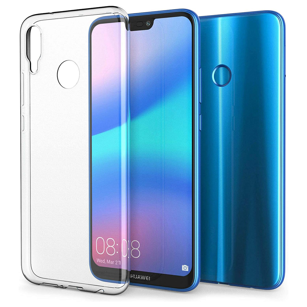 Силиконов калъф за Huawei P20 Lite, 0.5 mm, Прозрачен