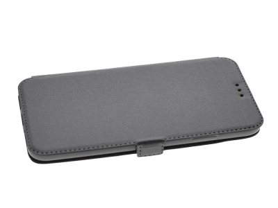 Калъф тефтер BOOK POCKET за IPhone XS Max (6.5), Сив