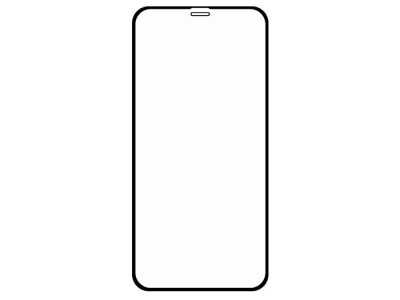 Стъклен протектор 5D Full Glue за Iphone XR  / iPhone 11 , Черен