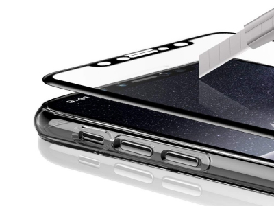 Стъклен протектор 5D Full за iPhone X / Xs / iPhone 11 Pro  , Черен