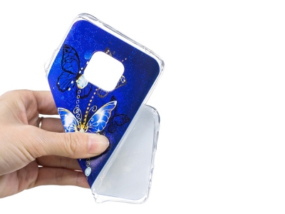 Силиконов гръб за Huawei Mate 20 Pro, Пеперуда