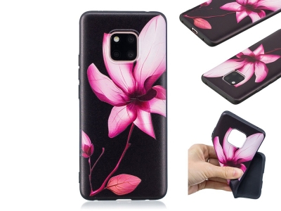 Силиконов гръб за Huawei Mate 20 Pro, Цвете