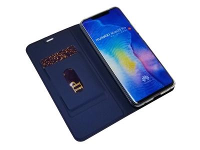 Калъф Тефтер ELEGANCE за Huawei Mate 20 Pro, Тъмно син