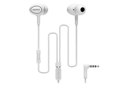 Слушалки с микрофон REMAX 3.5mm RM-515 , Бял