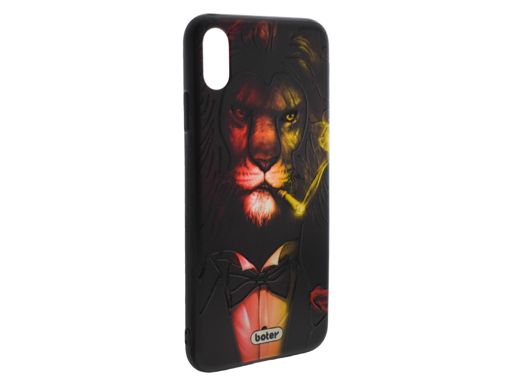 Пластмасов гръб Boter за iPhone XS Max (6.5), Лъв