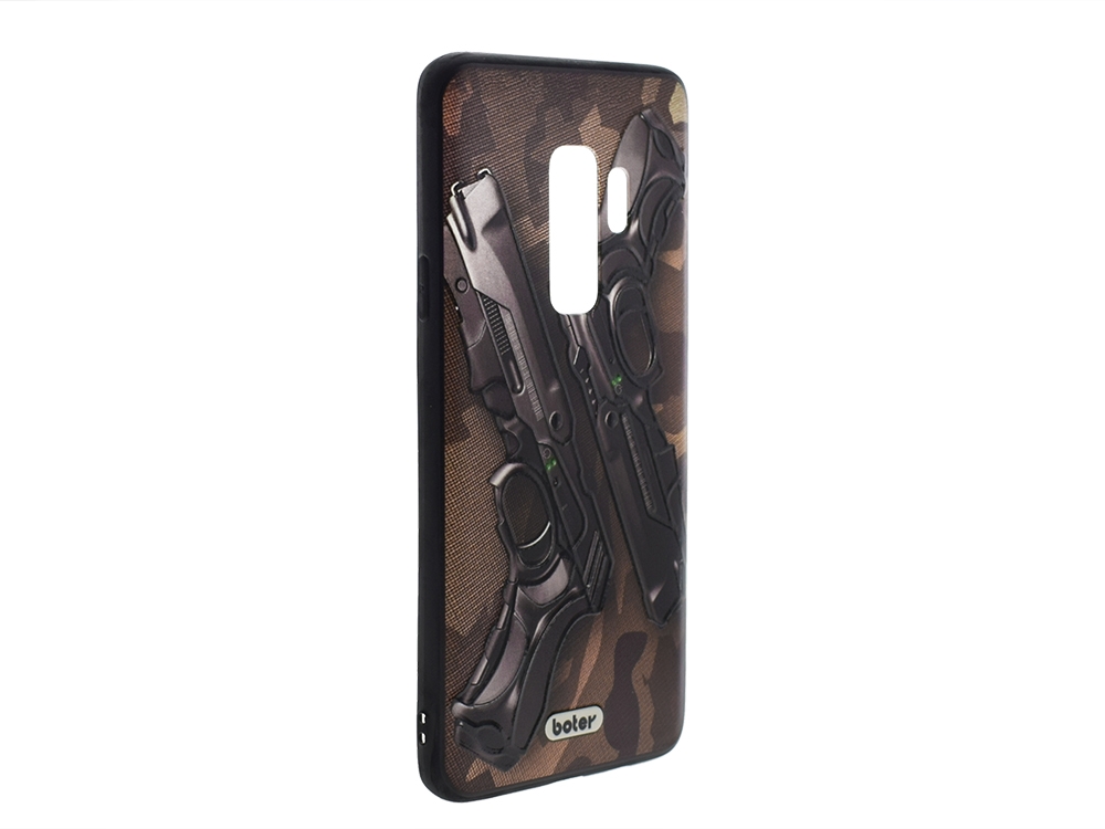 Пластмасов гръб Boter за Samsung Galaxy S9 Plus G965, Пистолети
