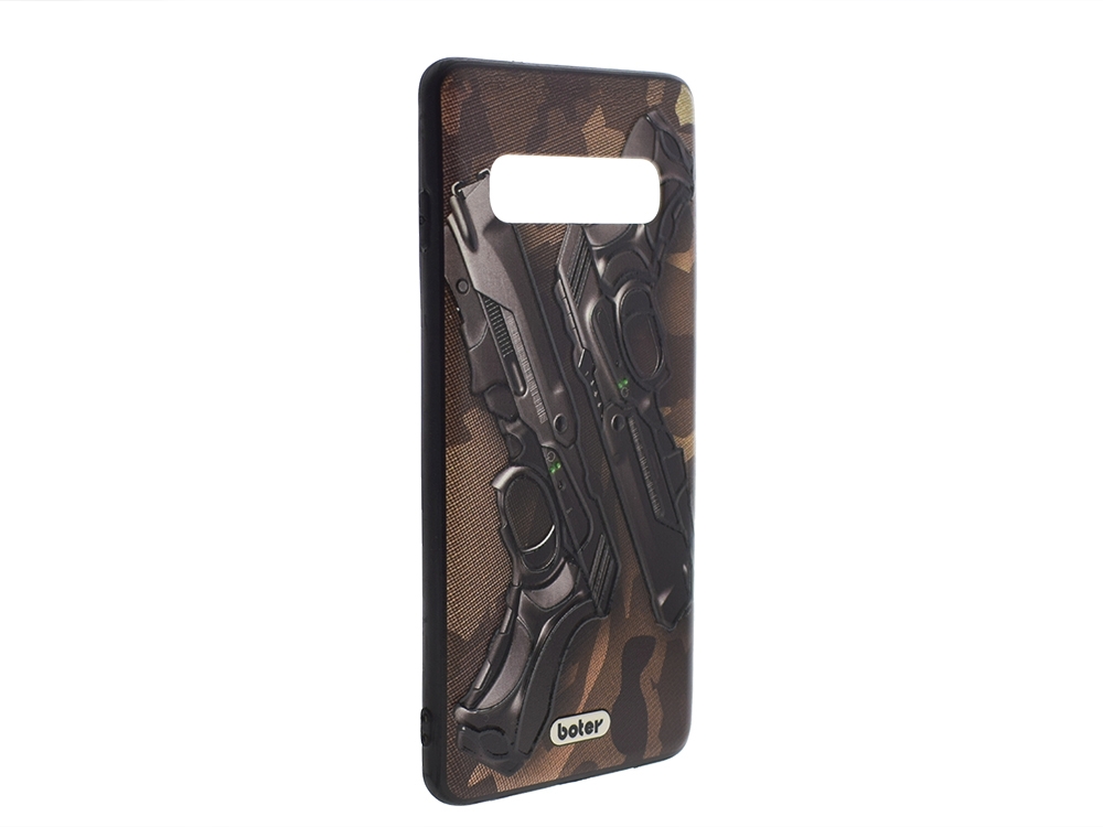 Пластмасов гръб Boter за Samsung Galaxy S10 G973, Пистолети