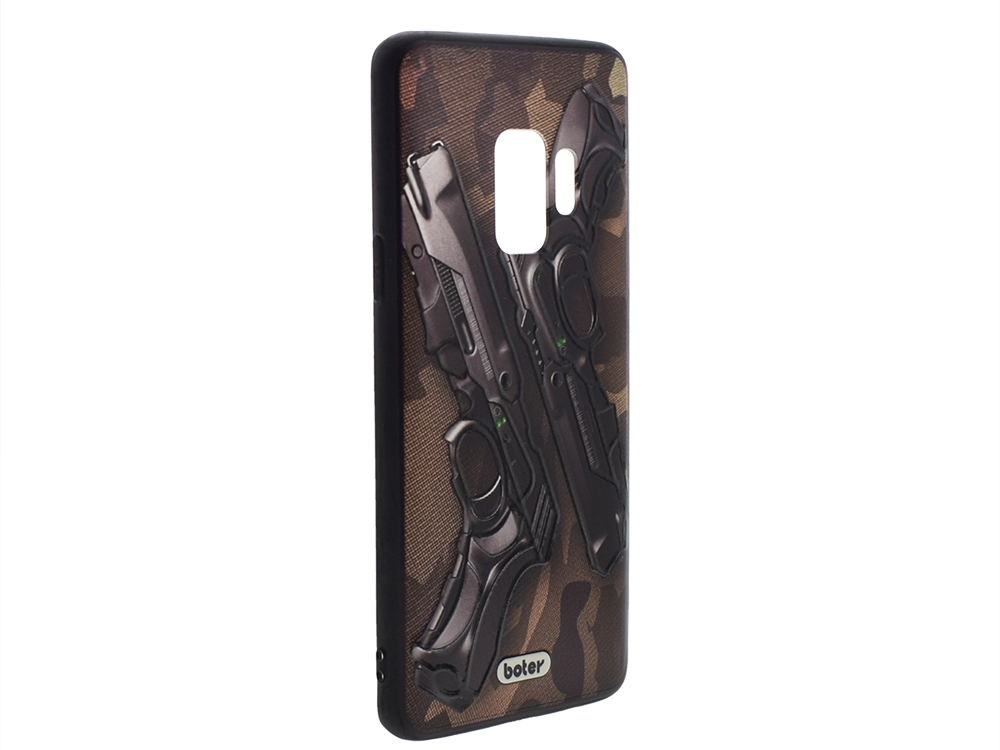 Пластмасов гръб Boter за Samsung Galaxy S9 G960, Пистолети