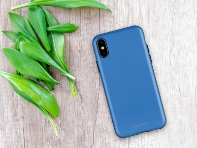 Удароустойчив Гръб Mercury SKINNY за iPhone XS Max, Син