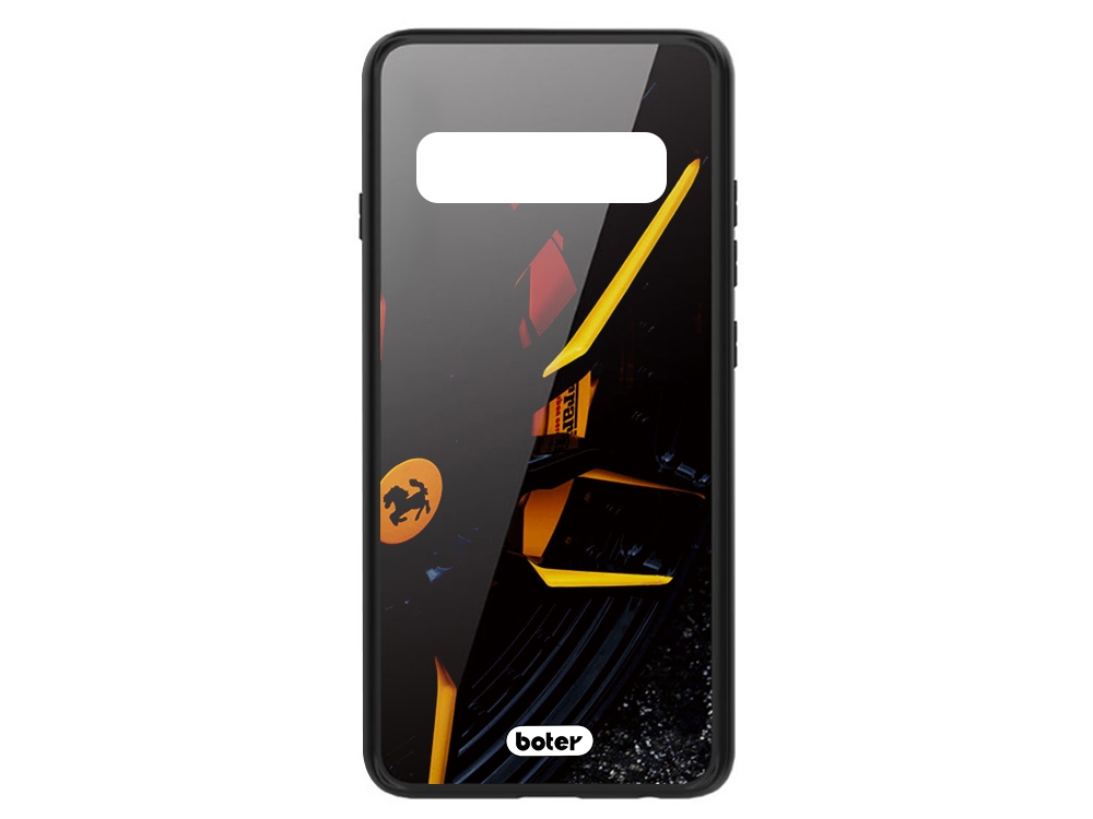 Пластмасов Гръб Glass Boter за Samsung Galaxy S10 Plus, Ferrari