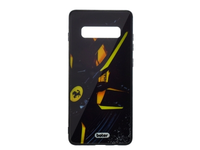 Пластмасов Гръб Glass Boter за Samsung Galaxy S10 Plus, Ferrari