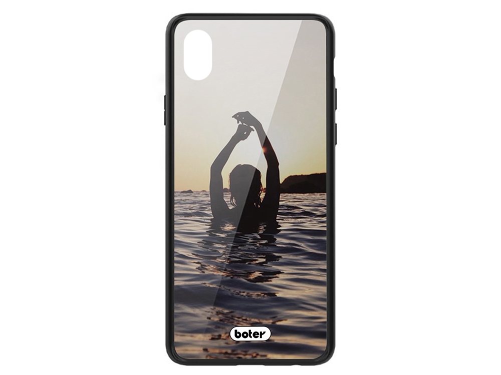 Пластмасов Гръб Glass Boter за iPhone XR (6.1), Русалка