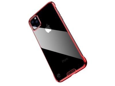 Пластмасов Гръб SULADA Electroplating за iPhone 11 Pro Max (6.5), Червен