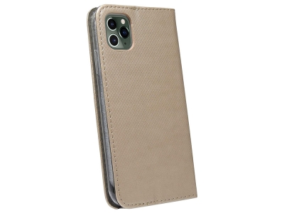 Калъф Тефтер Smart Book за iPhone 11 Pro Max, Златист