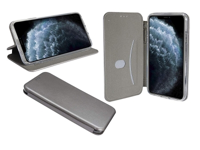 Калъф Тефтер ELEGANCE за iPhone 11 Pro Max, Сив