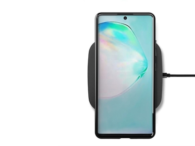Силиконов калъф Thunder за Samsung Galaxy S10 Lite / A91, Черен