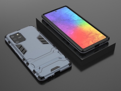 Удароустойчив калъф Shockproof за Samsung Galaxy S10 Lite / Galaxy A91, Сив