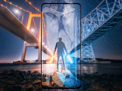 Стъклен Протектор Full Glue 5D за Huawei P40 Lite, Черен