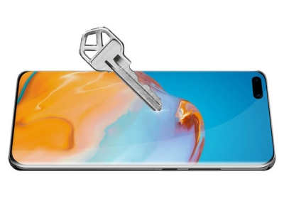 Стъклен Протектор Full Glue 5D за Huawei P40 Pro, Черен