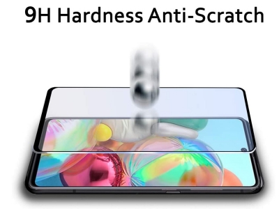 Стъклен Протектор за Samsung Galaxy A91/S10 Lite, Черен