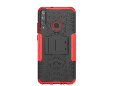 Удароустойчив Калъф Shockproof Pattern за Huawei P40 lite E/Y7p/Honor 9C, Червен