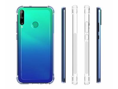 Силиконов калъф Drop-resistant за Huawei P40 lite E / Y7p / Honor 9C, Прозрачен