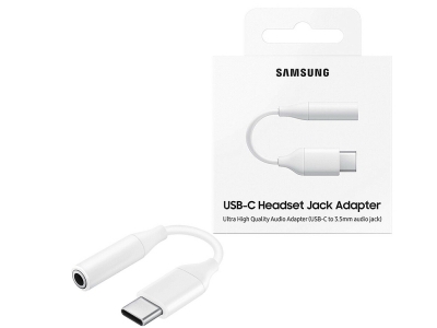 Адатпетр Samsung - Type C/Audio EE-UC10JUWE , Бял (EU Blister)