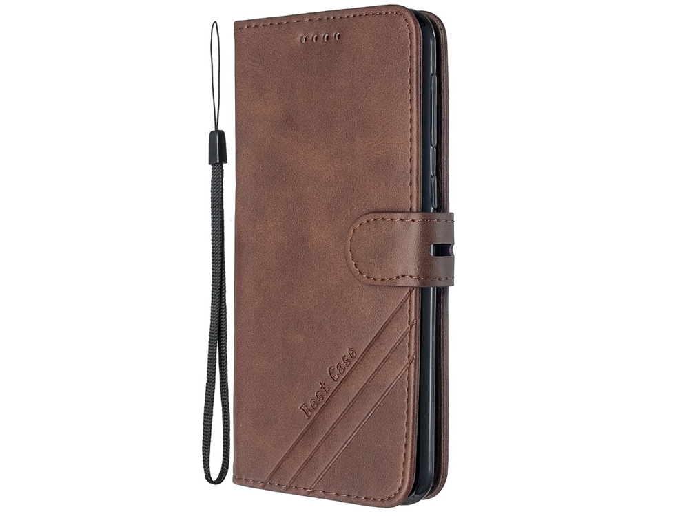 Калъф Тефтер Shell Wallet за Samsung Galaxy M21 / M30s, Кафе