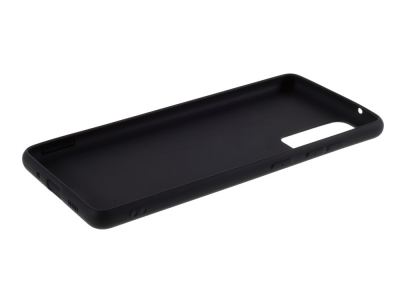 Силиконов калъф Matte за Samsung Galaxy S20 FE, Черен