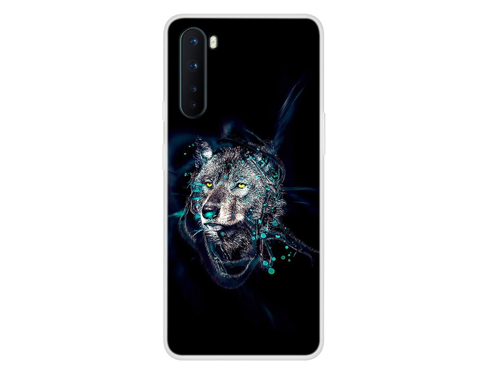 Силиконов Гръб за OnePlus Nord, Вълк