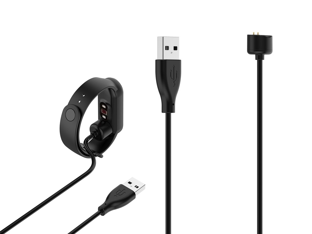Магнитен кабел за зареждане на Xiaomi Mi Band 5, Черен