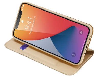 Калъф Тефтер Dux DUCIS за iPhone 12 / 12 Pro, Златист