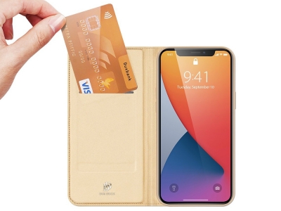 Калъф Тефтер Dux DUCIS за iPhone 12 / 12 Pro, Златист