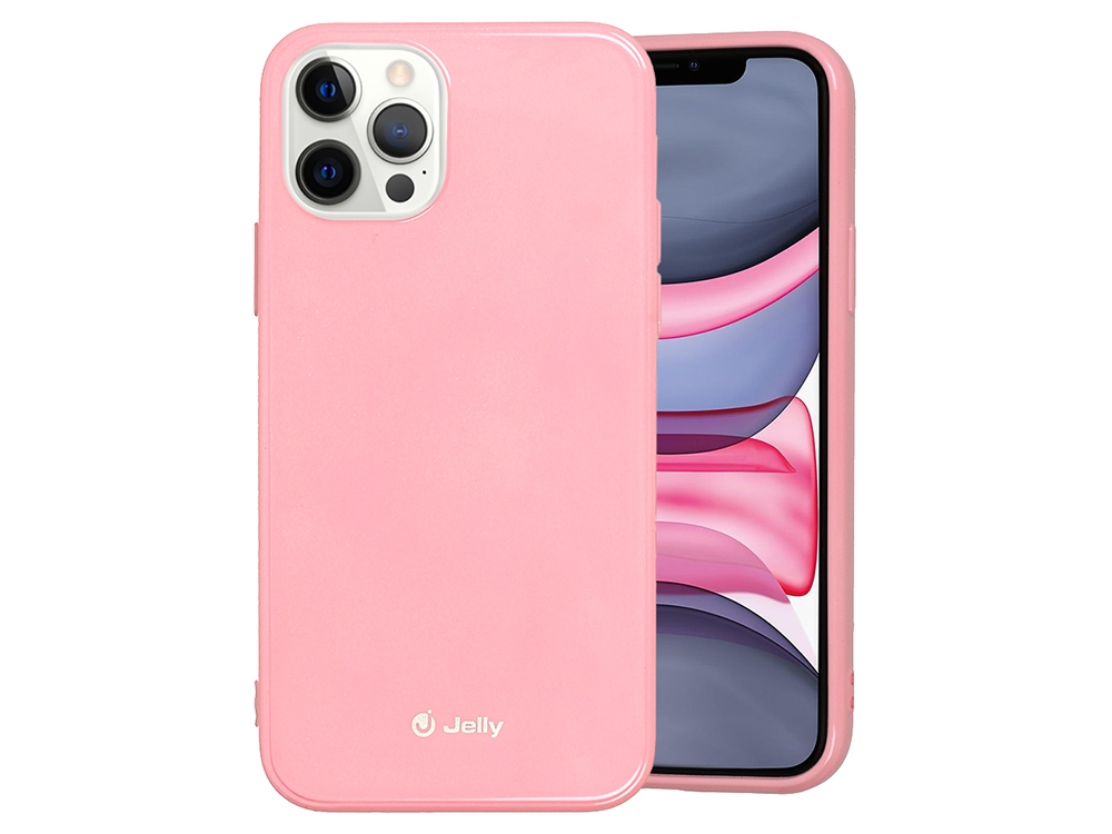 Силиконов Гръб Jelly Case за iPhone 12 Pro Max, Светло розов