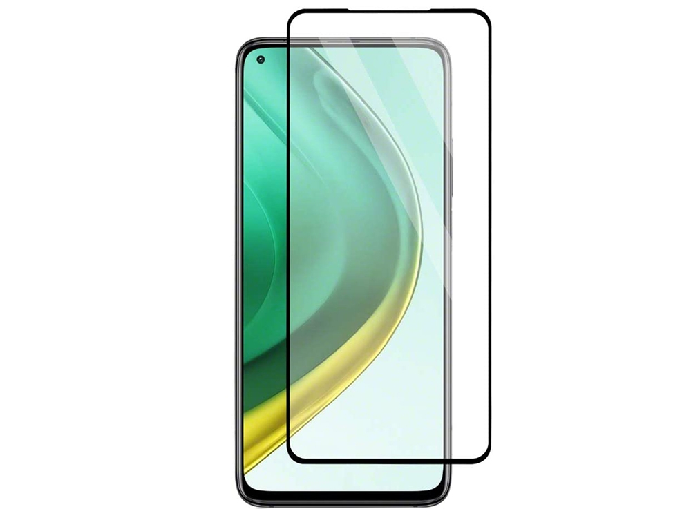 Стъклен Протектор 5D Full Glue за Xiaomi Mi 10T 5G / Mi 10T Pro 5G, Черен