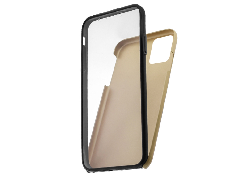 360 Градуса Калъф за  iPhone 12 Pro Max , Златист