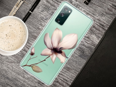 Силиконов калъф за Samsung Galaxy S20 FE / S20 Fan Edition, Цвете