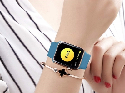 Силиконова каишка за Apple Watch Series 1/2/3 38mm / Series 4/5/6/SE 40mm, Син