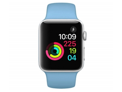 Силиконова каишка за Apple Watch Series 1/2/3 38mm / Series 4/5/6/SE 40mm, Син