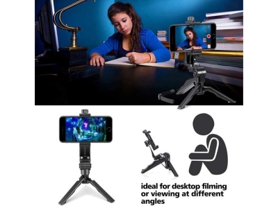 Селфи Стик и Трипод Desktop Mini Universal Tripod, Черен