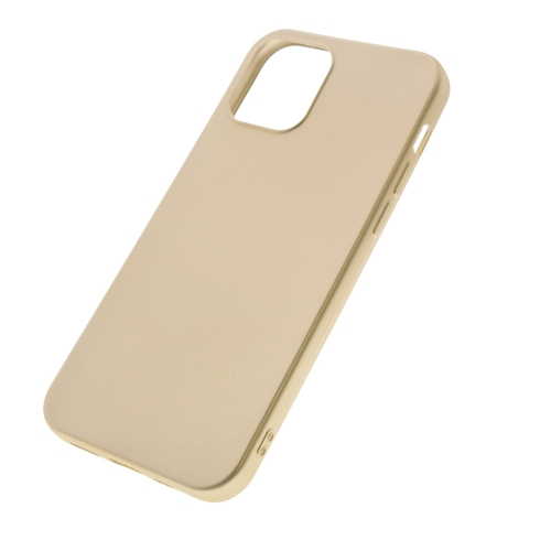 Силиконов калъф Level за iPhone 12 / 12 Pro, Златист