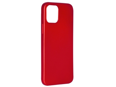 Силиконов калъф Level за iPhone 12 / 12 Pro, Червен
