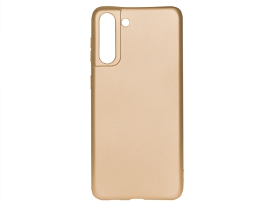 Силиконов калъф Level за Samsung Galaxy S21 Plus, Златист