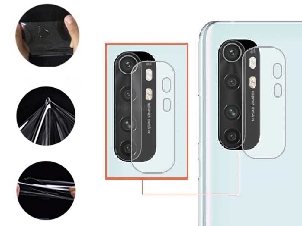 Хидрогел протектор за камера на Xiaomi Mi Note 10 lite