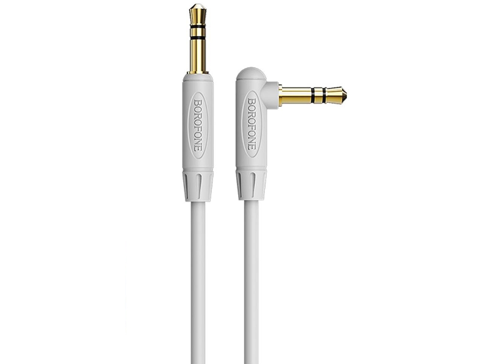 Аудио Кабел Borofone AUX BL4 Jack 3.5mm - 3.5mm 1M, Сив