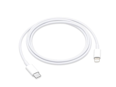 Кабел APPLE MX0K2ZMA, Lightning към Type-C, Bulk, Бял