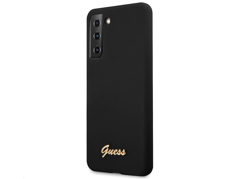 Гръб Guess Vintage Cover за Samsung Galaxy S21, Черен