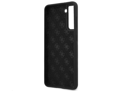 Гръб Guess Vintage Cover за Samsung Galaxy S21, Черен